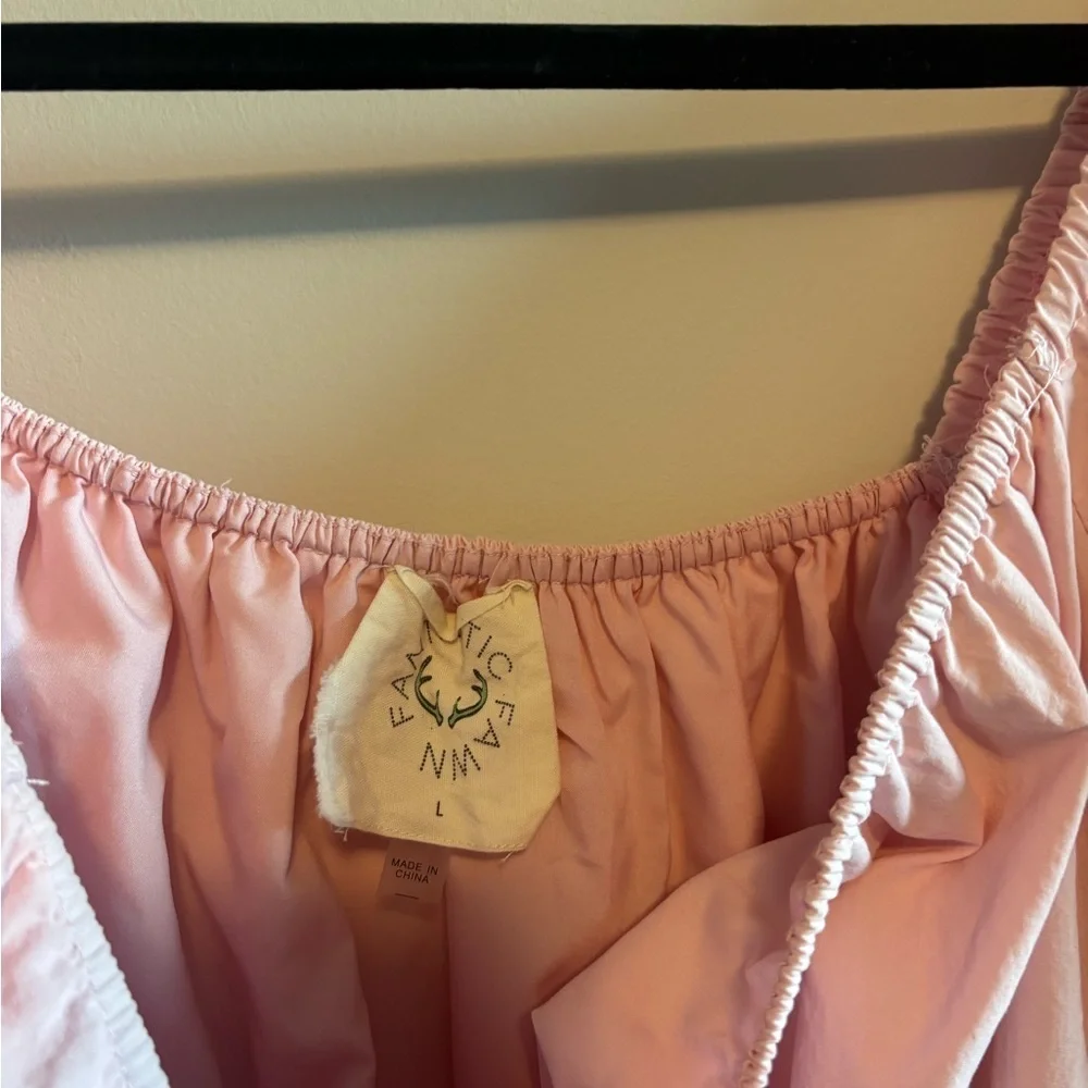 Fantastic Fawn Pink Cowboy Patch Dress Women’s Size Large - Picture 9 of 9
